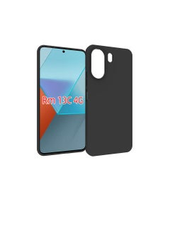 Buy Protective Case Cover For Xiaomi Poco C65 4G Black in UAE