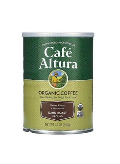 Buy Organic Coffee Ground Dark Roast 12 oz  340 g in UAE