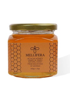 Buy MELLIFERA Natural Raw Acacia Honey From Mountains Of Georgia| Dairy, Nut, Gluten Free 550gm in UAE