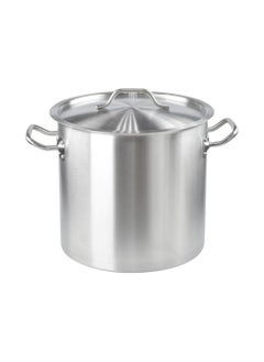 Buy Chefset Stainless Steel StockPot W/Lid 30cm in UAE