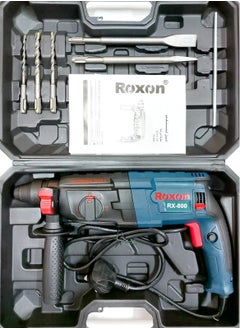 Buy Rotary Hammer Drill	800 W Multicolor 28 mm in Saudi Arabia