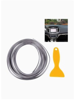 Buy Car Interior Moulding Trim Strips Universal Car Decoration Pinstriping Filler Insert Strips Styling Dashboard Decorative DIY Flexible Strip Garnish Accessory with Installing Tool in UAE