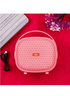 اشتري Portable Bluetooth speaker supports memory card and USB flash JL-420 (PINK) في مصر