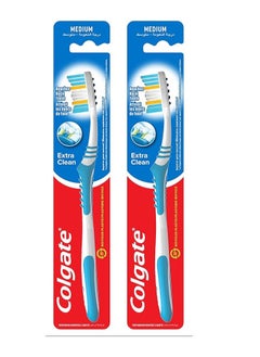 Buy Pack Of 2 Colgate Classic Deep Clean Medium Toothbrush in Saudi Arabia