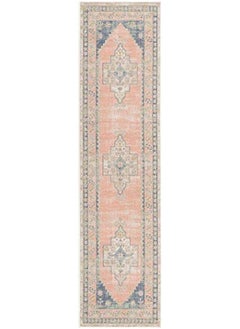 Buy Whitney Collection Area Rug Geneva (2' X 8' Runner French Blue Beige) in UAE