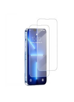 اشتري iPhone 13 Pro Screen Protector 2Piece Tempered Glass Screen Protector For iPhone 13 Pro Clear في السعودية