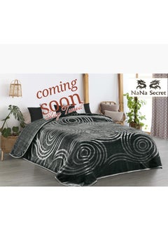 اشتري Cloud blanket, one layer, laser engraving - Spanish design - size 220*240 cm - material 85% acrylic, 15% polyester في مصر