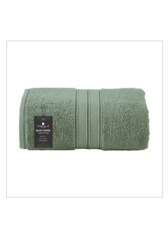 Buy Premium 100 % Combed Cotton 1-Pcs Bath Sheet (85 X 172 CM) 600 GSM Large Towel, Highly Absorbent, Quick Dry,Best Towel for Bathroom, Spa And Hotel,Olive Green in Saudi Arabia