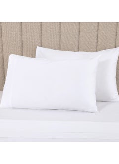 اشتري Serene Super King-Sized Duvet Cover, White - 260X240 Cm في الامارات