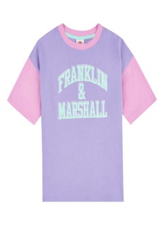 اشتري Franklin and Marshall Girls Colour Block Oversized T Shirt في السعودية