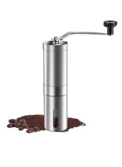 Buy Manual Coffee Bean Grinder Silver Standard in Saudi Arabia