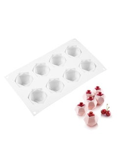 Buy 8 Silicone Mold for Chocolate and Cookie Making in UAE