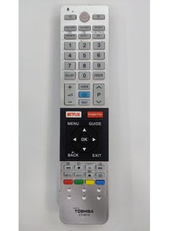 اشتري White Toshiba LED TV - CT 8516 with Netflix & Google Play Remote Control في السعودية