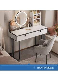 Buy Dressing Table Makeup Mirror With Lights (Without Chair) in UAE