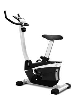Buy Luxury Magnetic Exercise Bike With Hand Pulse, 100 KG - Silver/Black in Egypt