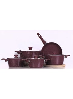 اشتري Granite Cookware Set, 9 Pieces في مصر