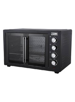Buy Electric Oven - 80 Liters - 2800 Watts - with Fan and Double Door - Black - XPTO80L-24 in Saudi Arabia