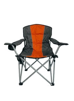 اشتري Heavy Duty Folding Beach Chair Foldable Camping Chair with Carry Bag for Adult, Lightweight Folding Camping Chair for Outdoor Camp Beach Travel Picnic Hiking - Large (ORANGE) في الامارات
