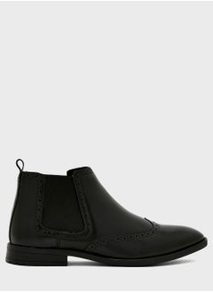 اشتري Formal Wing Cap Chelsea Boots في الامارات