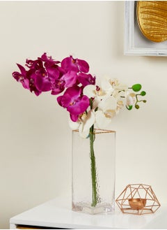 Buy Gold Rim Glass Vase in UAE