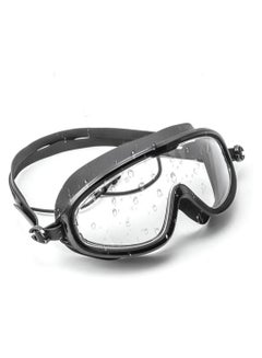 Buy Swim Goggles No Leaking Anti-Fog Swimming Goggles, UV Protection 180° Clear Vision Pool (Black) in Saudi Arabia