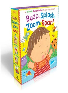 Buy Buzz, Splash, Zoom, Roar!: 4-Book Karen Katz Lift-The-Flap Gift Set: Buzz, Buzz, Baby!; Splish, Spla in UAE