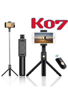 Buy K07 Selfie Tripod Stick Stand For iPhone And Smart Andriod Mobile in UAE