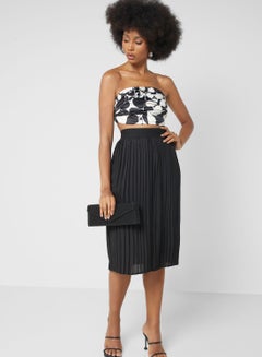 Buy A Line Plisse Skirt in UAE