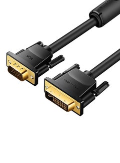 Buy Vention DVI To VGA Cable DVI-I 24+5 Pin Male Converter Black in Saudi Arabia