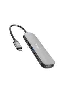 Buy 6 in 1 USB Type-C HUB PD 60W HDMI in Saudi Arabia
