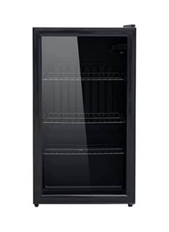 Buy 90L Glass Door Display Refrigerator JSSW-95 Black in Saudi Arabia