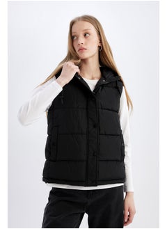 Buy Woman Regular Fit Hooded Vest in Egypt