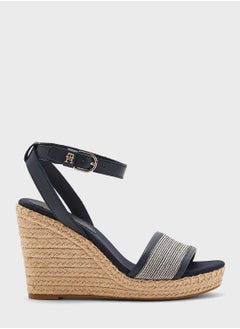 Buy Woven High Wedge Sandals in Saudi Arabia