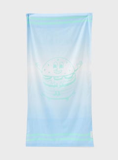 Buy Kids Beach Towel The Sea Kids Blue-Lime in UAE