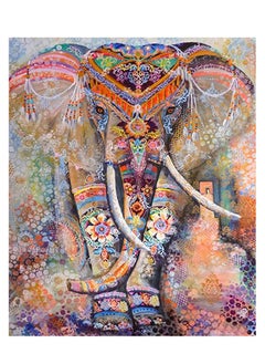 Buy 5d Diamond Painting Kits for Adults Diy Art Kids Beginners Full Round Drill Dots Paintings Home Wall Decor and Gift (Colored Elephant 40x50cm) in Saudi Arabia