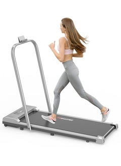 Buy Portable Walking Pad 2 in 1 Under Desk Treadmill, 2.5HP Low Noise Walking Pad Running Jogging Machine with LED Display Remote Control for Home Office, Lightweight Desk Treadmill in Saudi Arabia