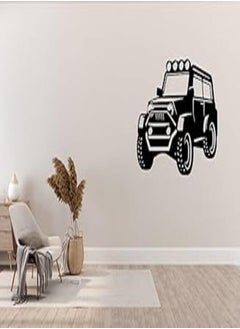 اشتري Home Gallery Jeep Wood Wall art Black 90x60 H01636 في مصر