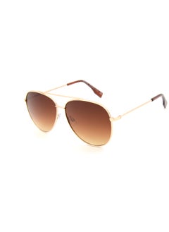 Buy Men's UV Protection Sunglasses EE23M199-3 - Gold/Brown in UAE