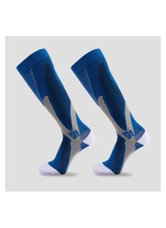 Buy Outdoor Cycling Fitness Slim Leg elastic Compression Socks Football Socks in Saudi Arabia