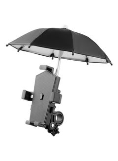 Buy Universal Adjustable Bicycle Mount Mobile Holder Mobile phone holder with umbrella, bicycle riding equipment, removable in Saudi Arabia