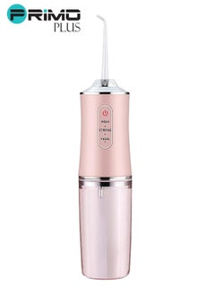 Buy Portable Electric Oral Water Flosser Pink in Saudi Arabia