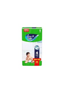 Buy Large Baby Diapers (Size Four) 58 Pcs in Egypt