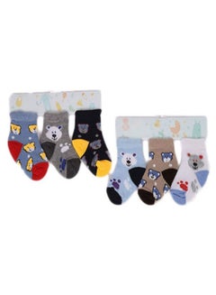 Buy Bundle Of 6 Soft Cotton Socks For Baby Boys in Egypt