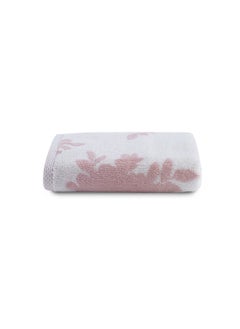 اشتري Delfine Jacquard Hand Towel 50x90cm - Old Rose في الامارات