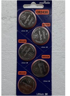 Buy 5-Piece Cr2430 Lithium 3V Batteries in Saudi Arabia