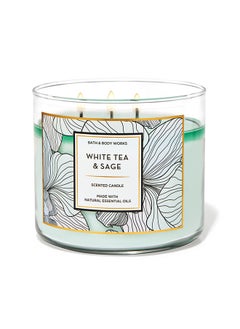 Buy White Tea And Sage 3-Wick Candle in Saudi Arabia