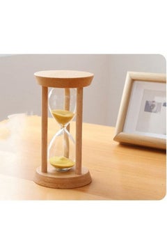 اشتري Hourglass Sand Timer,Wooden  3 Minute Sandglass Timer for Home,Desktop,Classroom Kitchen Restaurant Office Living Room Decor في السعودية