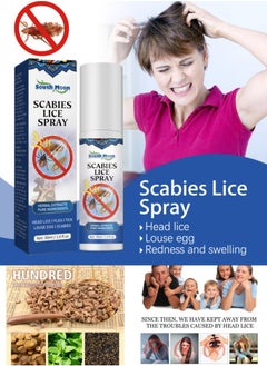 Buy Scabies Lice Spray Hair Lice Repellent Spray Anti-Lice and Nits Topical Spray 30ml in Saudi Arabia