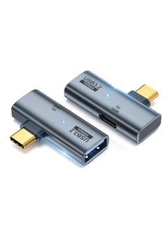 Buy USB C to USB 3.2 Adapter, 2 Pack 2-in-1 with 100W Type C Charging Port, OTG Converter for Meta Quest 2, Rog Ally, Steam Deck, for iPhone 15 Series, iPad, MacBook and More in UAE