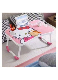 Buy Kids Laptop Notebook Matboard Bedskirt Folding Table Cup Holder Bed Multicolour in Egypt